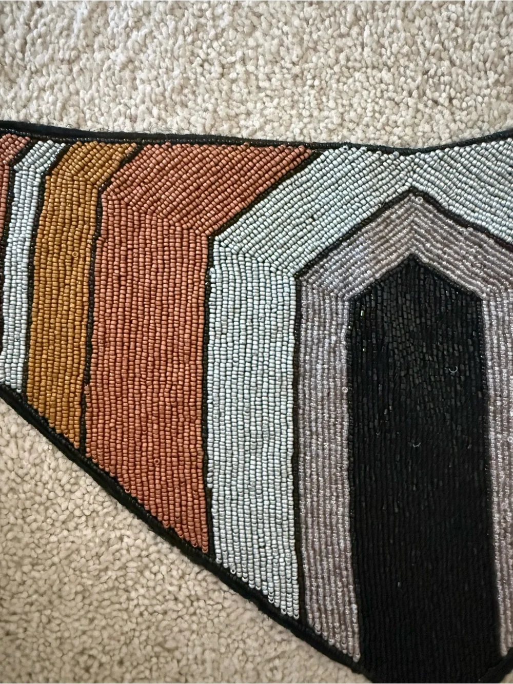 Kay Lee New York beaded neck scarf